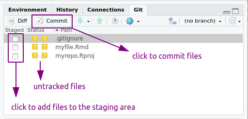 Git panel with 3 untracked files.